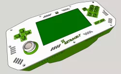 Raspberry Pi 4 Model B Retro Pie Handheld /// RetroCelt