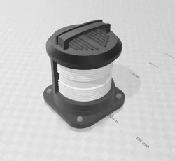 RC Vessel / Ship Parts 4 LIGHT ( navigation lamps / lights / lanterns ) Navigationslampen / Lichter / Laternen