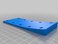 Rocker/Kicktail curved skateboard riser