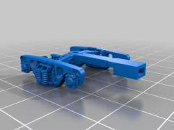 Train bogie model 18-100, HO scale, HD (for resin)