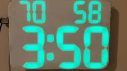 Wall Mounted Clock RGB LED WS2812B esp-32