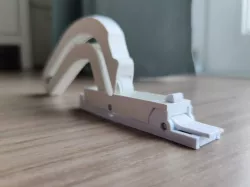 Winmatic toothed rack holder
