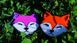 ❤️Matching fox emojys❤️ {Keychain}