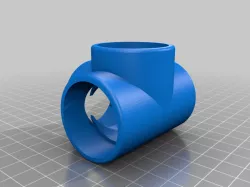 1" PVC 4 Way Edge Connector