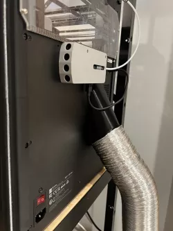 Bambu P1P Ducted Filament Chute