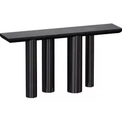 Bomen Black Oak Console Table Crate and Barrel 3D model
