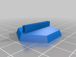 Carboard Standee Hex Base for Tabletop/Wargames