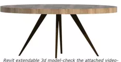 Carlo Dining Table 3D model