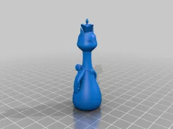 Chess Cat (Queen Cat) Reyna Gato 