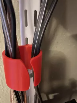 Cord Snuggler for ClosetMaid ShelfTrack