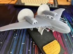 Crimson Skies Hughes-Lockheed Firebrand scale model