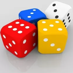 Dices set of dice 3D model