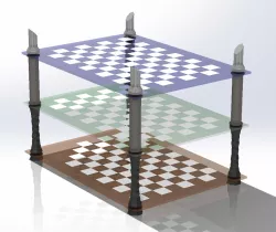  Dragonchess Board (Official D&D Chess variant)