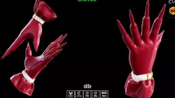 Gloves  MD  CLO3D   PROJECTS  OBJ  FBX  3DS MAX Low-poly 3D model
