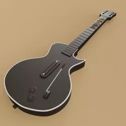 Guitar Hero Gibson Guitar 3D model