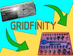 Harbor Freight (Pittsburgh) 40pc Socket Set Holder for Gridfinity