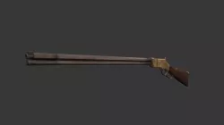 Henry rifle model 1860 3D model