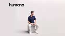 Humano Sitting Young Man 2204-7 3D model