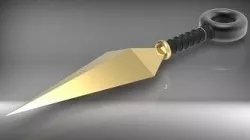 knife kunai 3D model
