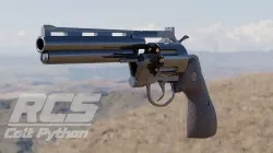 Low Poly Revolver Low-poly 3D model