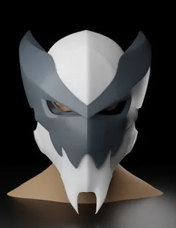 Marvel Hero - Poison Wolverine 3D Helmet 3D model