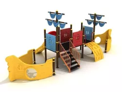 Metal Ship Concept Playkid 039 3D model