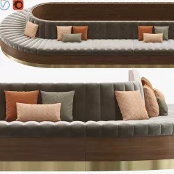 Modular Seating 001 - Custom 3D model