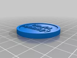 My Customized Token (Text by side) - Dual sided - Multiline