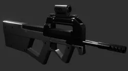Naudaff P90 SMG 3D model