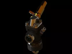 Nitro Engine Carburetor for Rc Cars 3D model