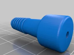 Nitro engine muffler close rubber