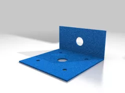 NMO Antenna Rail Mount Bracket