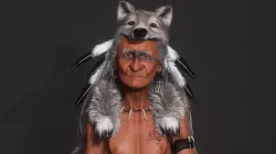   old red indian High quality character full Rigged and Animated 3D model