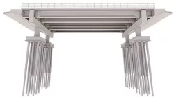 Ponte em concreto armado 3D model