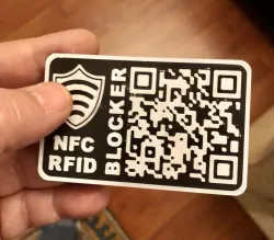 PRINT-IN-PLACE NFC & RFID BLOCKER CARD (100% PROTECTION TESTED)