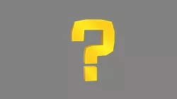Question mark - symbol icon - A Low-poly 3D model