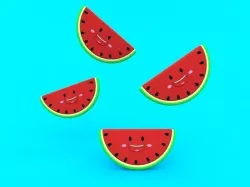 Smily Water Melon 3D model