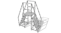 Step ladder 3D model