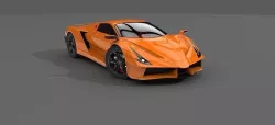 Supercar one 3D model