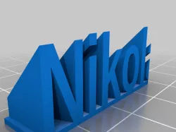 Table Sign Nigo