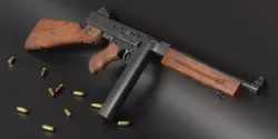 Thompson M1A1 3D model