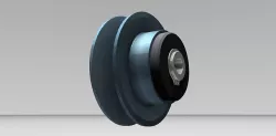 Variable Pulley - Spring Mechanism 3D model