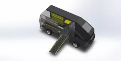 Workshop Van - Toyota hiace  3D model