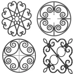 Wrought iron panel No 11 3D model