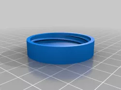 3.5x1.2cm container with double knurled lid