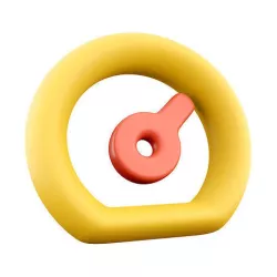 3d speedometer cartoon icon 3D model