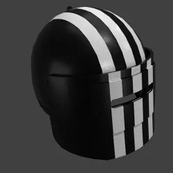 Adidas Helmet 1-sch Low-poly 3D model