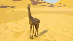 African Giraffe Low-poly 3D model