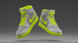 Air Jordan Nike shoes - 09 Low-poly 3D model