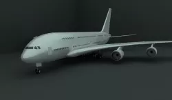 Aircraft boeing jetliner - boeing jetliner 3D model